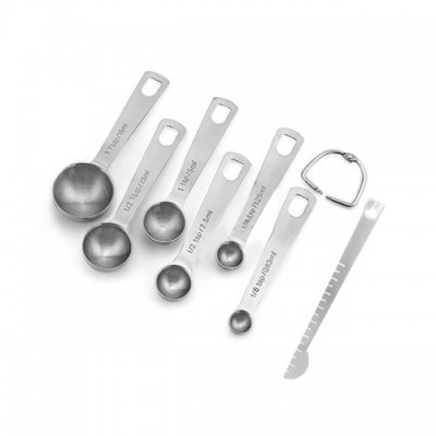 SPOONS with Thickness Rings- Stainless Steel French Dough Roller