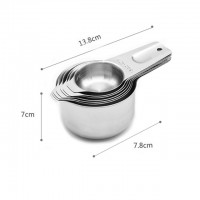 NON-STICK Adjustable spoon with Thickness Rings- Stainless Steel French Dough Roller And Removable Rings