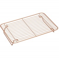 Copper Finished Non-Stick Coating Folding Metal Roasting Cooling Rack