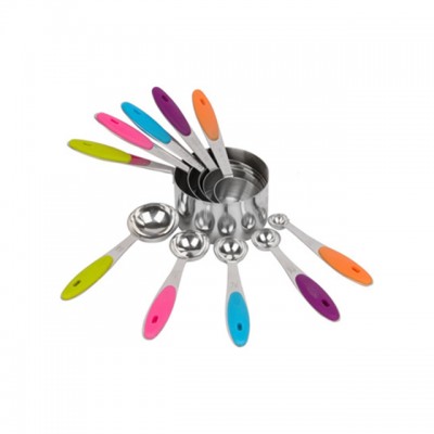 spoon Thickness Rings- Stainless Steel French Dough Roller and 3 Removable Rings